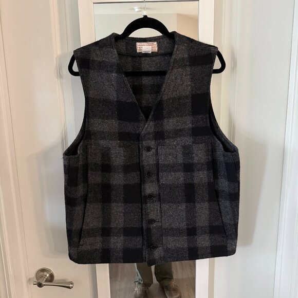 Filson Other - Filson 100% Virgin Wool Plaid Vest Made in USA Size 44